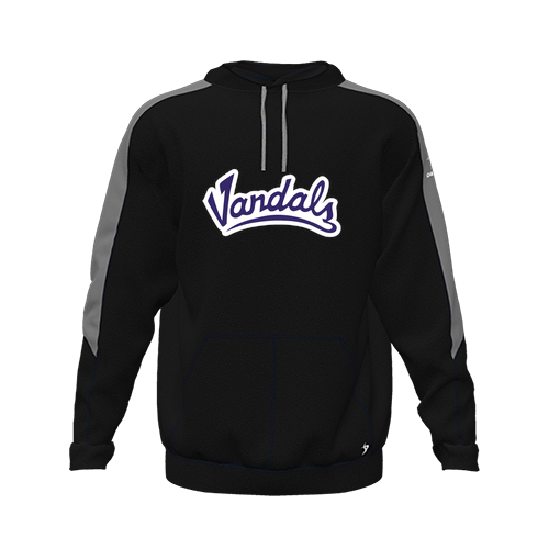 [CUS-DFW-HOOD-FLC-LSL-BLK-YXS-LOGO1] Hoodie (Youth XS, Black, Logo 1)