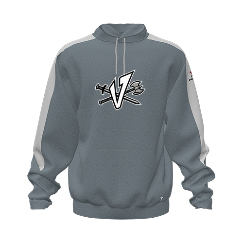 [CUS-DFW-HOOD-FLC-LSL-GRY-YXS-LOGO2] Hoodie (Youth XS, Gray, Logo 2)