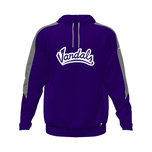 [CUS-DFW-HOOD-FLC-LSL-PUR-YXS-LOGO1] Hoodie (Youth XS, Purple, Logo 1)