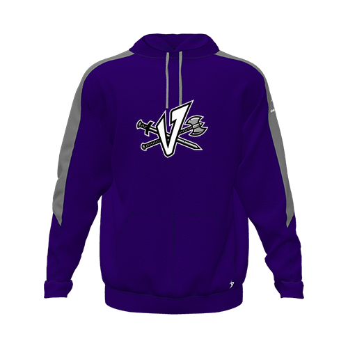 [CUS-DFW-HOOD-FLC-LSL-PUR-YXS-LOGO2] Hoodie (Youth XS, Purple, Logo 2)
