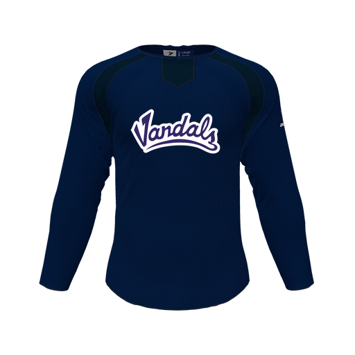 [CUS-DFW-PULL-FLC-CNK-LSL-NVY-YS-LOGO1] Pullover (Youth S, Navy, Logo 1)