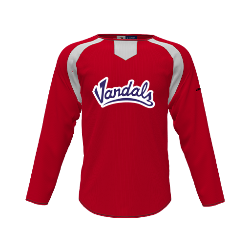 [CUS-DFW-PULL-FLC-CNK-LSL-RED-YS-LOGO1] Pullover (Youth S, Red, Logo 1)