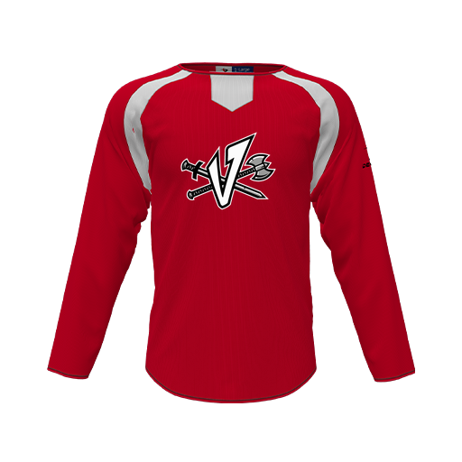 [CUS-DFW-PULL-FLC-CNK-LSL-RED-YS-LOGO2] Pullover (Youth S, Red, Logo 2)