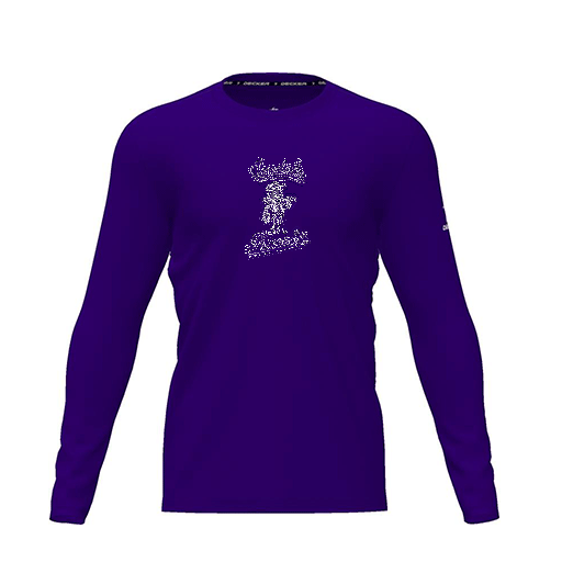 [FTLCDFPP-YXS-LOGO3] Dri Fit Performance T-Shirt (Youth XS, Purple, Logo 3, Long Sleeve)