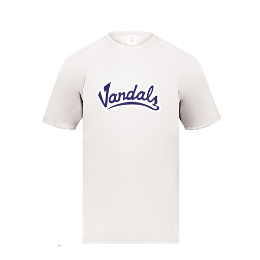 [2790.005.S-LOGO1] Men's Smooth Sport T-Shirt (Adult S, White, Logo 1)
