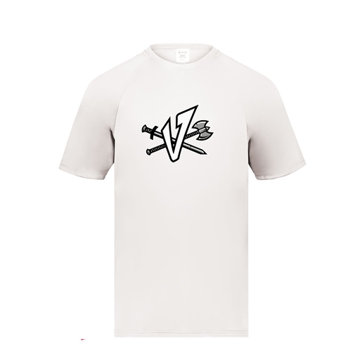 [2790.005.S-LOGO2] Men's Smooth Sport T-Shirt (Adult S, White, Logo 2)