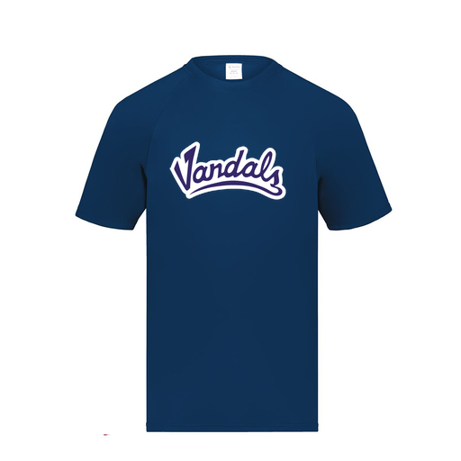 [2790.065.S-LOGO1] Men's Smooth Sport T-Shirt (Adult S, Navy, Logo 1)