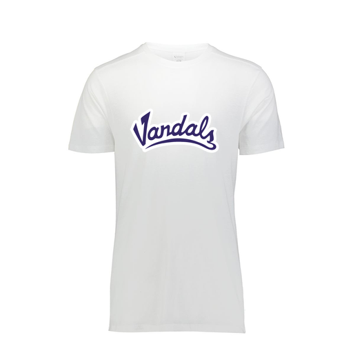 [FTSCUBWH-AS-LOGO1] Decker Men's Tri-Blend T-Shirt - Short Sleeve (Adult S, White, Logo 1)