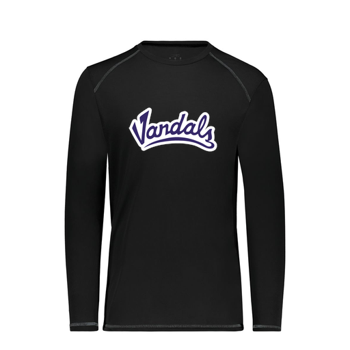 [6845.080.S-LOGO1] Men's SoftTouch Long Sleeve (Adult S, Black, Logo 1)