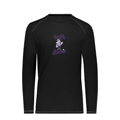 [6845.080.S-LOGO3] Men's SoftTouch Long Sleeve (Adult S, Black, Logo 3)