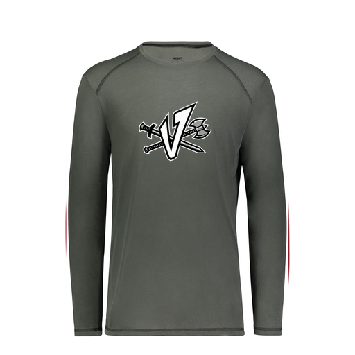[6846.98D.S-LOGO2] Youth SoftTouch Long Sleeve (Youth S, Gray, Logo 2)