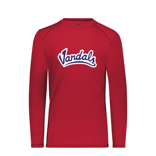[6846.083.S-LOGO1] Youth SoftTouch Long Sleeve (Youth S, Red, Logo 1)