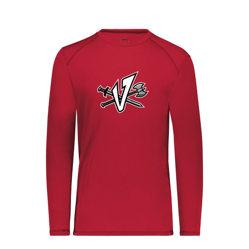 [6846.083.S-LOGO2] Youth SoftTouch Long Sleeve (Youth S, Red, Logo 2)