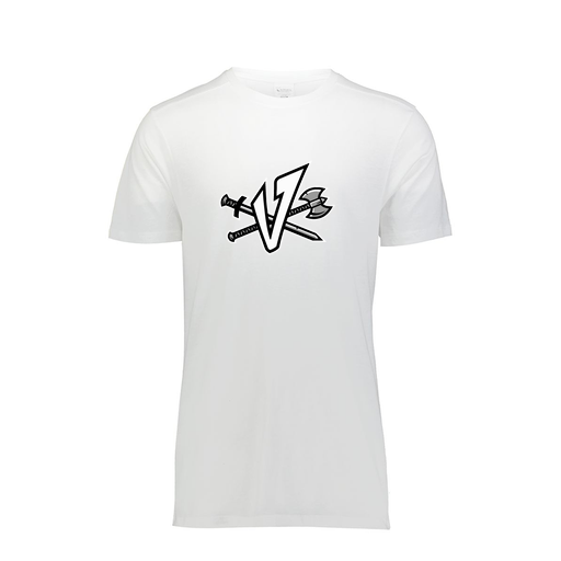 [FTSCUBWH-YS-LOGO2] Decker Youth Tri-Blend T-Shirt - Short Sleeve (Youth S, White, Logo 2)