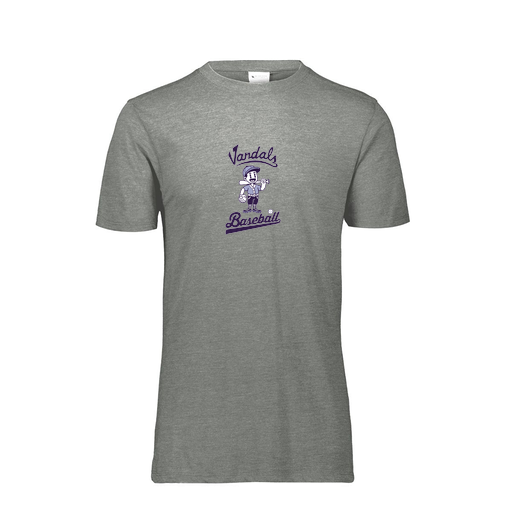 [FTSCUBGY-YS-LOGO3] Decker Youth Tri-Blend T-Shirt - Short Sleeve (Youth S, Gray, Logo 3)