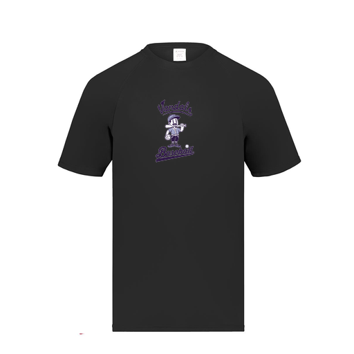 [2791.080.S-LOGO3] Youth Smooth Sport T-Shirt (Youth S, Black, Logo 3)