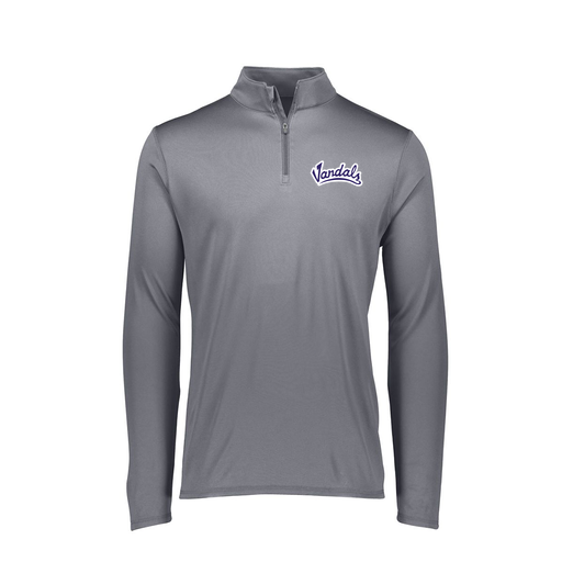 [FTLQFLGY-FAXS-LOGO1] Decker Women's Flex-Lite 1/4 Zip Shirt (Female Adult XS, Gray, Logo 1)
