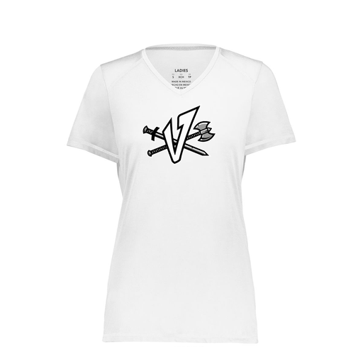 [6844.005.XS-LOGO2] Women's SoftTouch Short Sleeve (Female Adult XS, White, Logo 2)