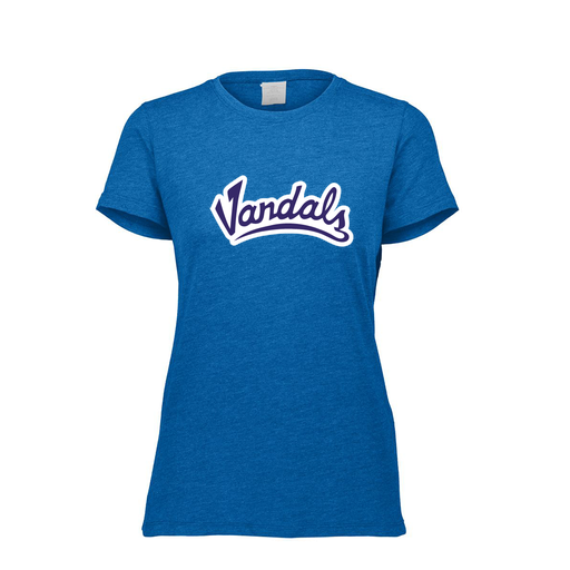 [FTSCUBRY-FAXS-LOGO1] Decker Women's Tri-Blend T-Shirt - Short Sleeve (Female Adult XS, Royal, Logo 1)