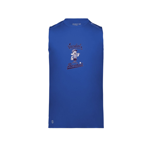 [222593.060.S-LOGO3] Men's CoolDry TankTop (Adult S, Royal, Logo 3)