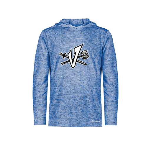 [FOLHCGRY-AS-LOGO2] Decker Men's Charge Hoodie (Adult S, Royal, Logo 2)