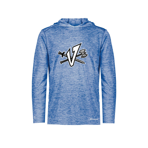 [FOLHCGRY-YS-LOGO2] Decker Youth Charge Hoodie (Youth S, Royal, Logo 2)