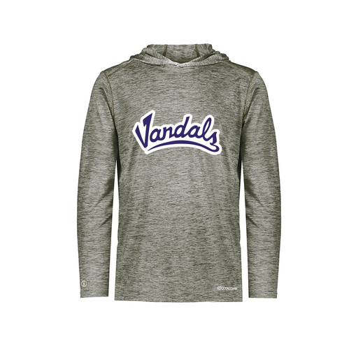 [FOLHCGGY-YS-LOGO1] Decker Youth Charge Hoodie (Youth S, Gray, Logo 1)