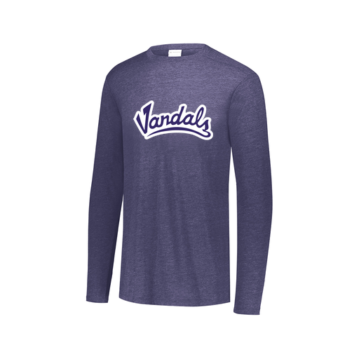 [3075.U22.XS-LOGO1] Men's LS Ultra-blend T-Shirt (Adult XS, Navy, Logo 1)