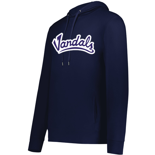 [222598.065.S-LOGO1] Men's Ventura Thin Knit Hoodie (Adult S, Navy, Logo 1)