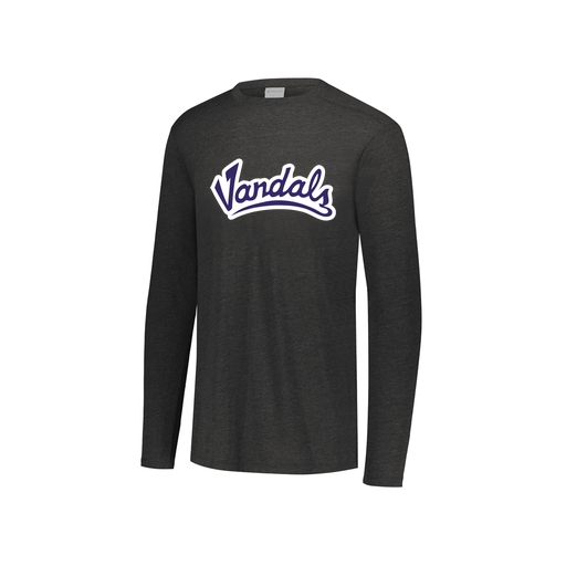[3076.K94.S-LOGO1] Youth LS Ultra-blend T-Shirt (Youth S, Black, Logo 1)