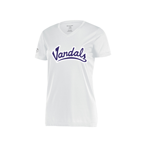 [222820.005.S-LOGO1] Ladies Movement Dri Fit Shirt (Female Adult S, White, Logo 1)