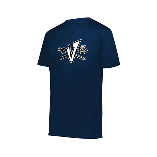 [222819.065.XXS-LOGO2] Youth Movement Dri Fit Shirt (Youth XXS, Navy, Logo 2)